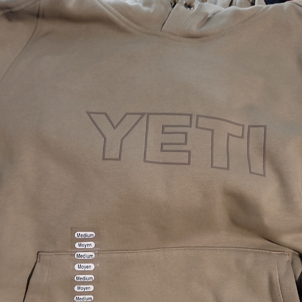Yeti Men's Beige Hoodie